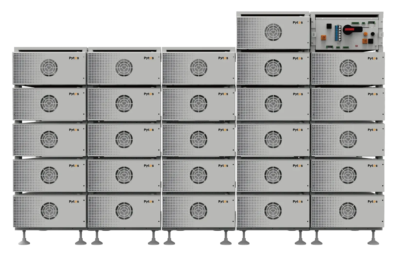 Pytes HV48300 MAX vs. Gabinetes de Baterias Tradicionais