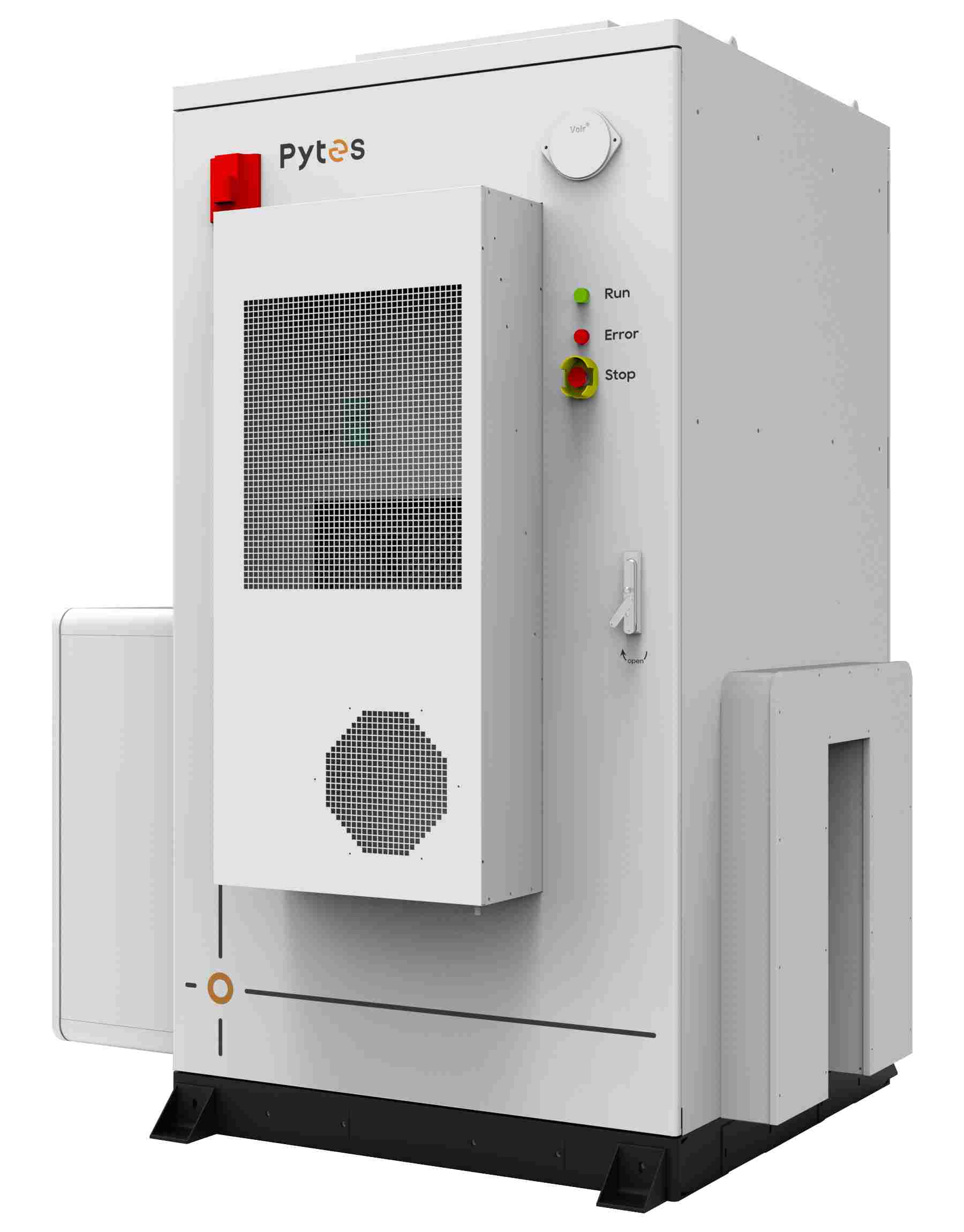 HV48300 MAX SE da Pytes: Um sistema de armazenamento de energia de alta intensidade com ciclos di&aacute;rios para aplica&ccedil;&otilde;es industriais.